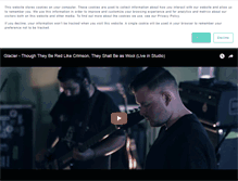 Tablet Screenshot of glacierband.com